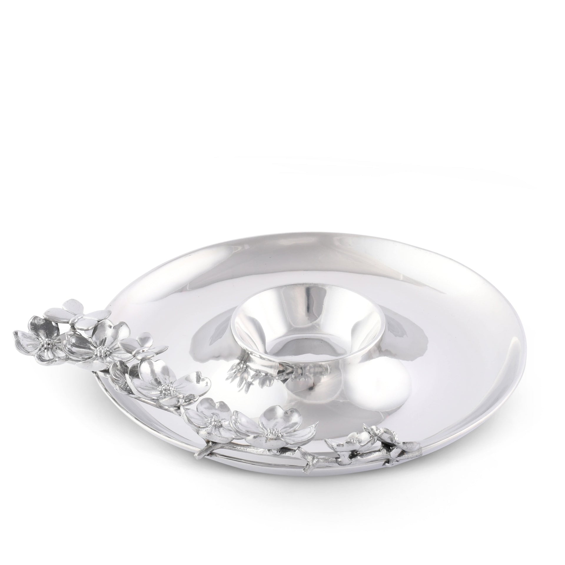 Butterfly and Dogwood Chip and Dip Arthur Court Designs