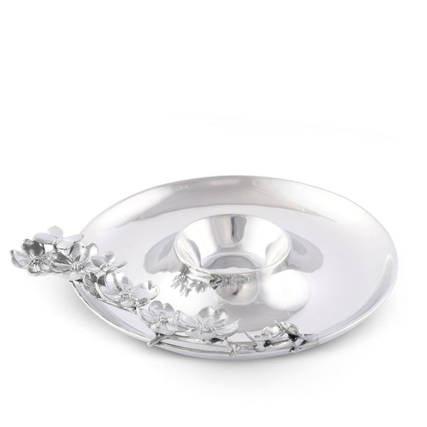 Butterfly and Dogwood Chip and Dip Arthur Court Designs