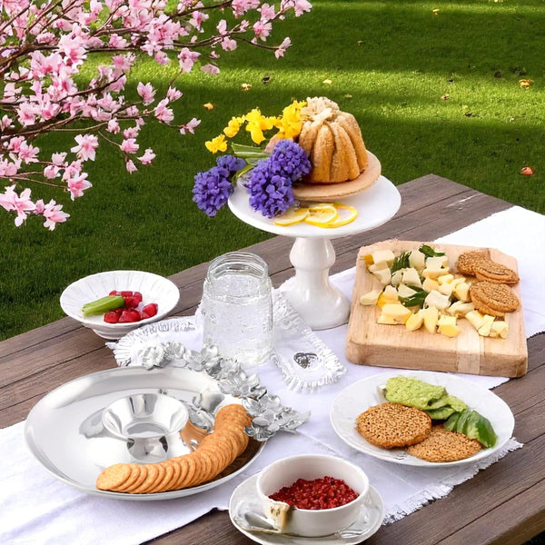 Butterfly and Dogwood Chip and Dip Arthur Court Designs