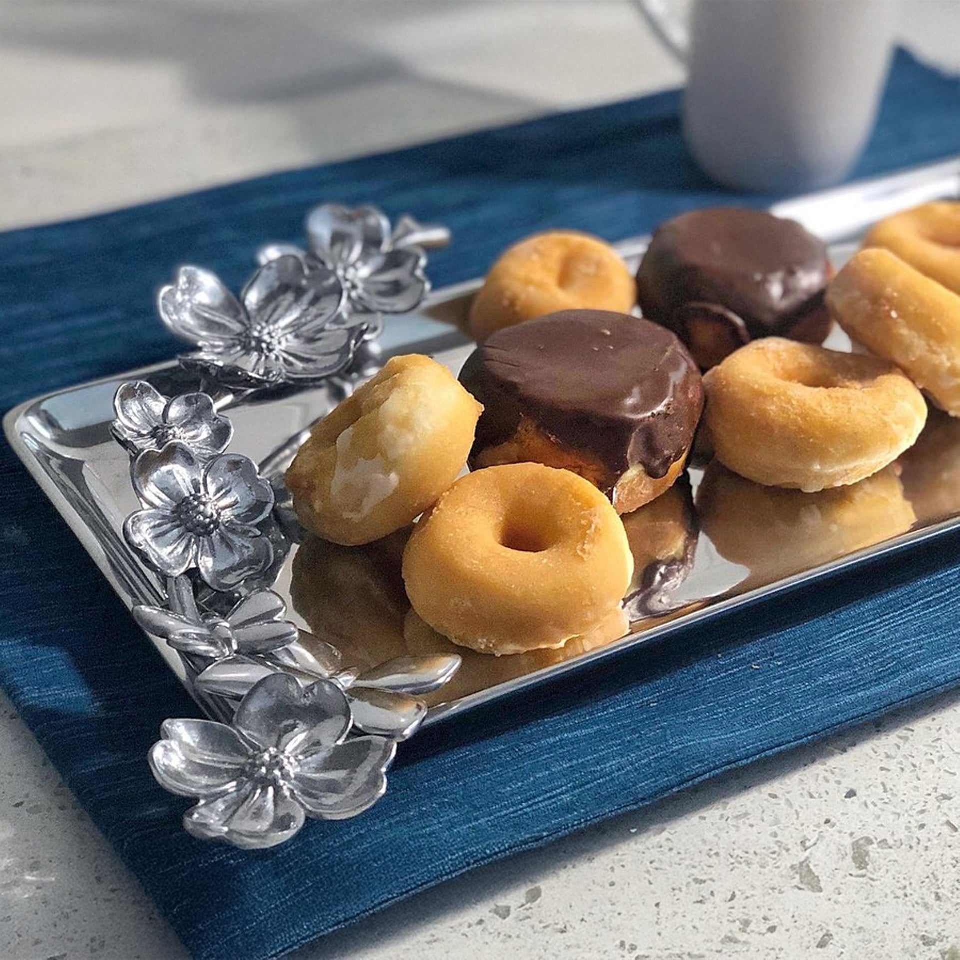 Butterfly Oblong Dogwood Tray Arthur Court Designs