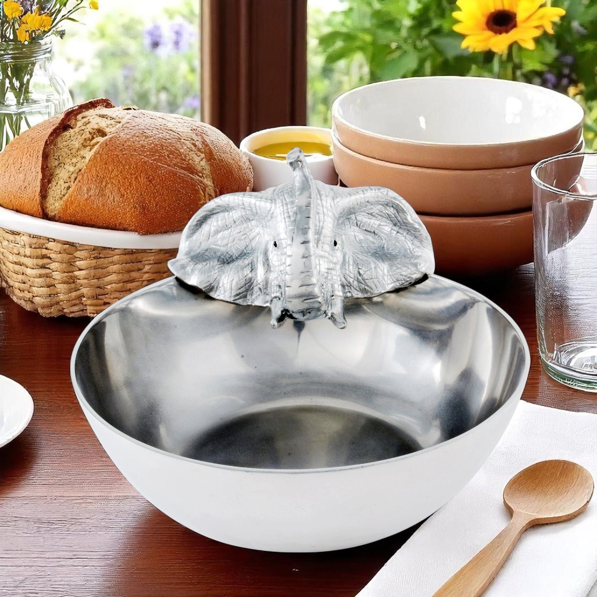 Elephant 10.5 Bowl Arthur Court Designs