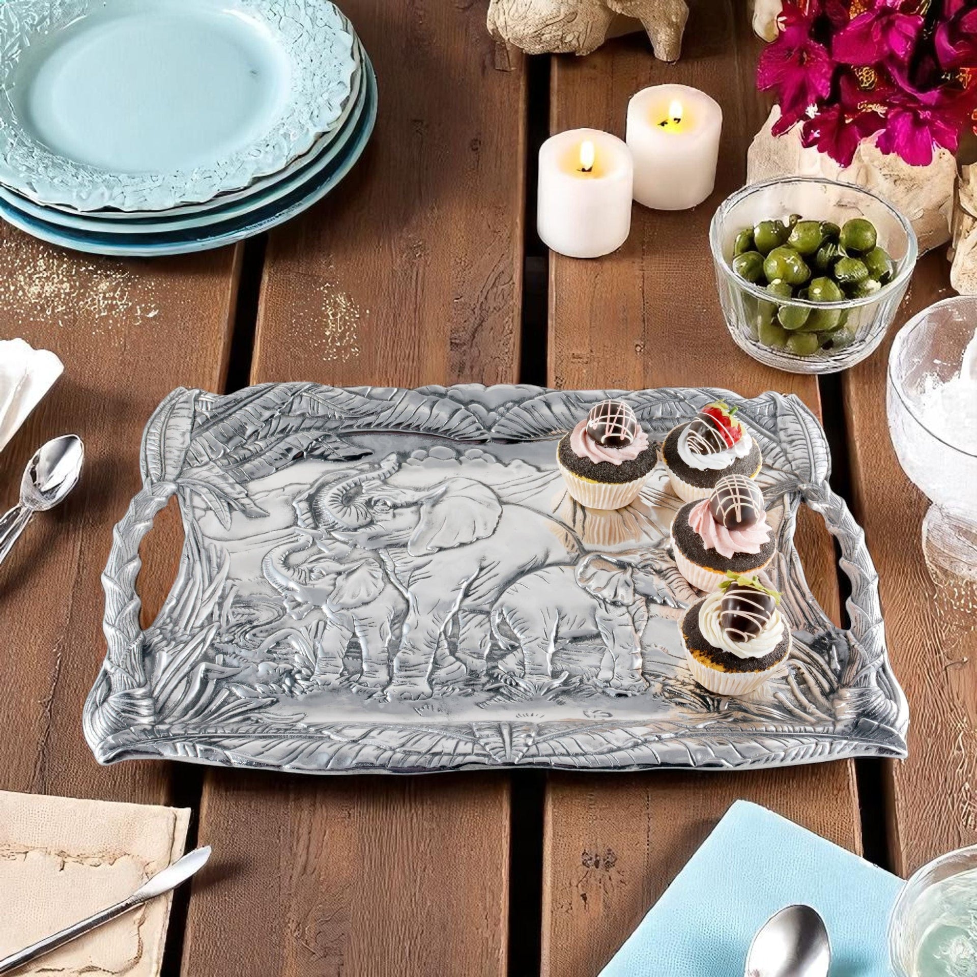 Elephant Clutch Tray Arthur Court Designs