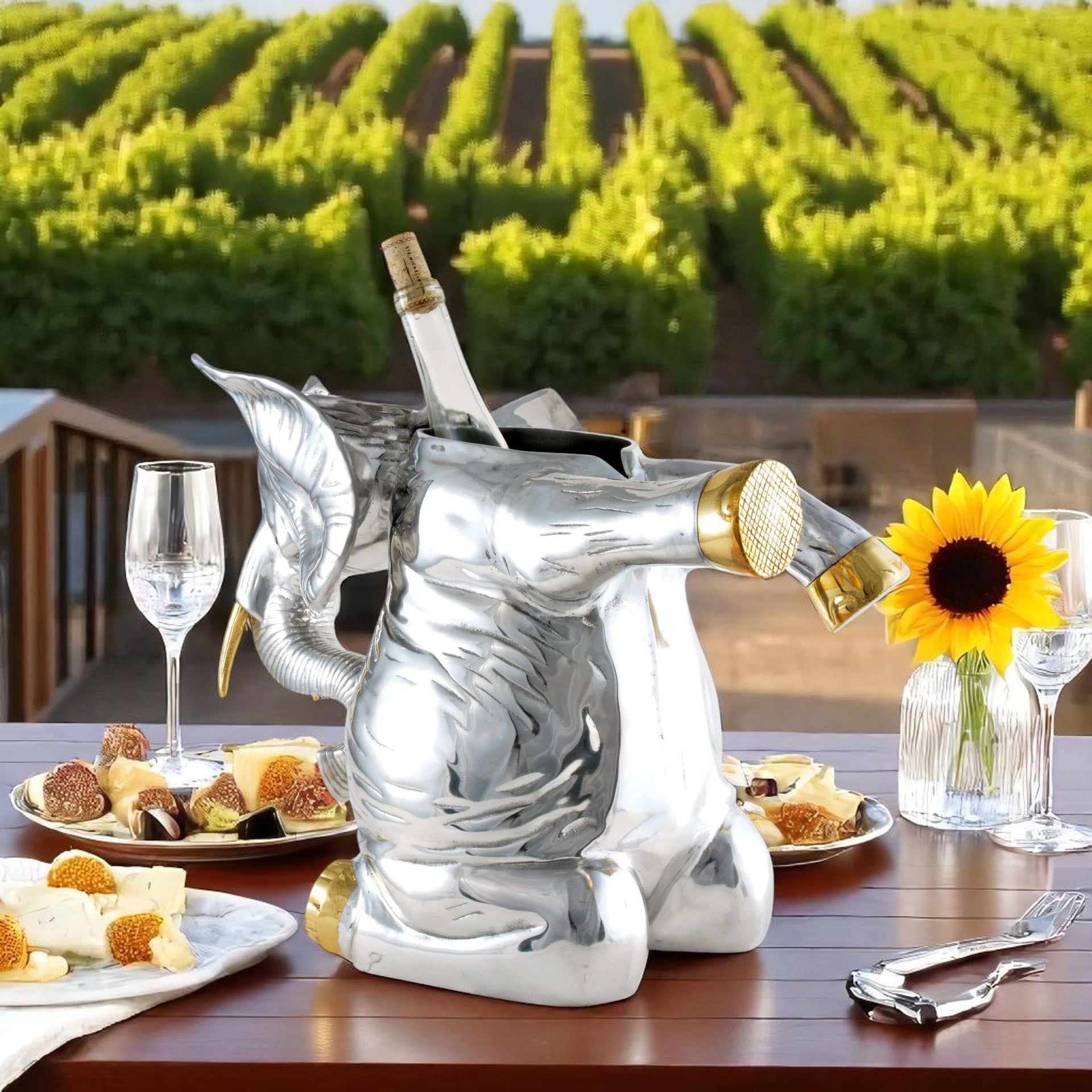 Elephant Ice/Wine Buckets Arthur Court Designs