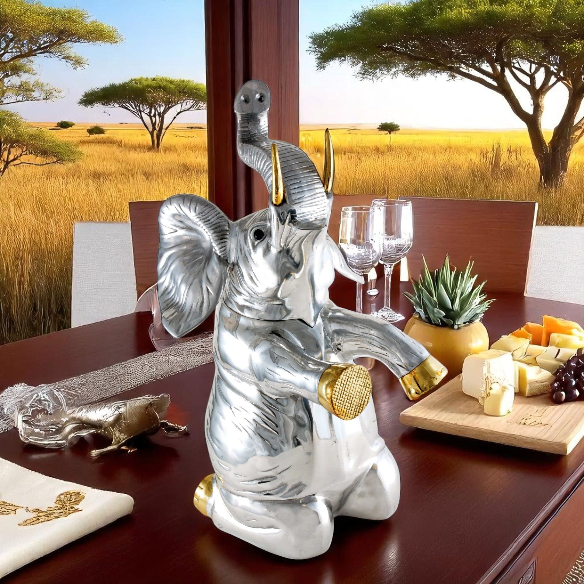 Elephant Ice/Wine Buckets Arthur Court Designs