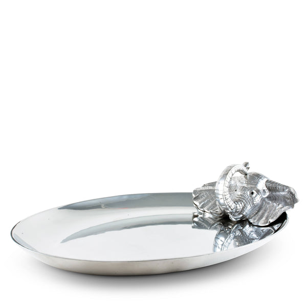 Elephant Oval Platter Arthur Court Designs