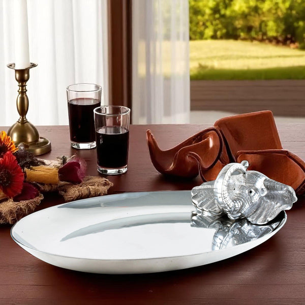 Elephant Oval Platter Arthur Court Designs