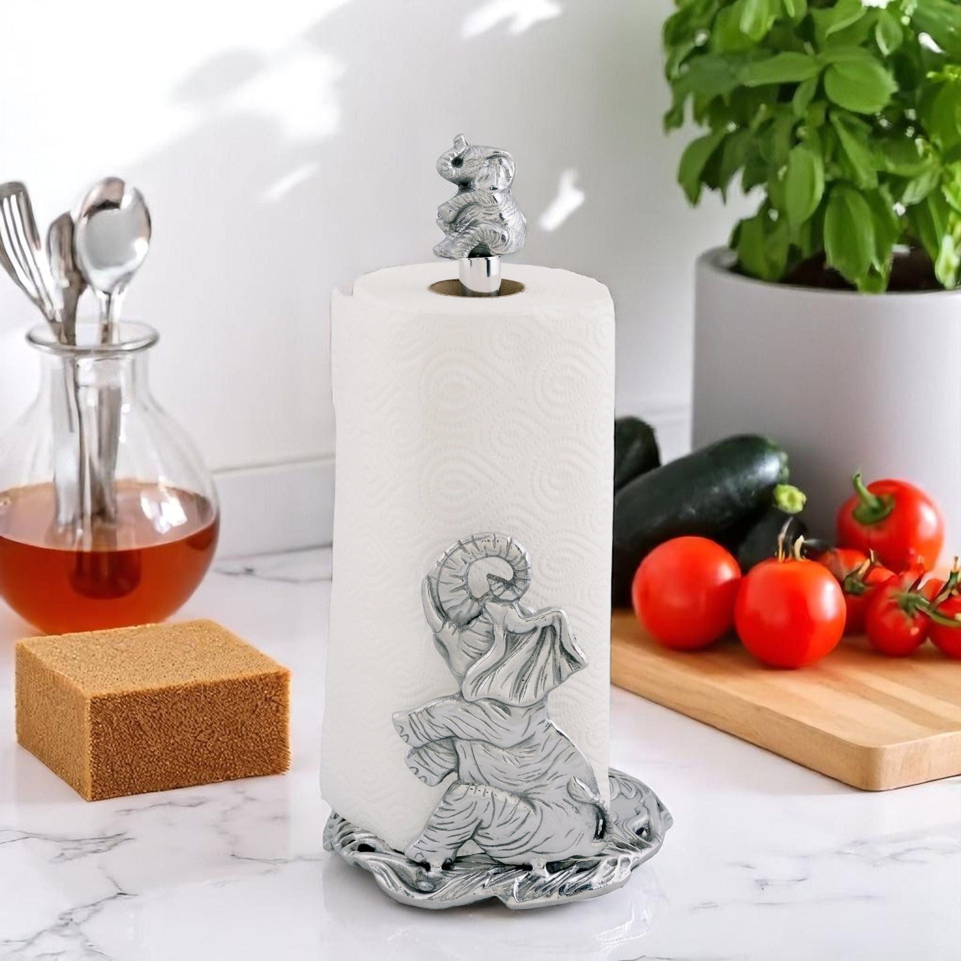 Elephant Paper Towel Holder Arthur Court Designs