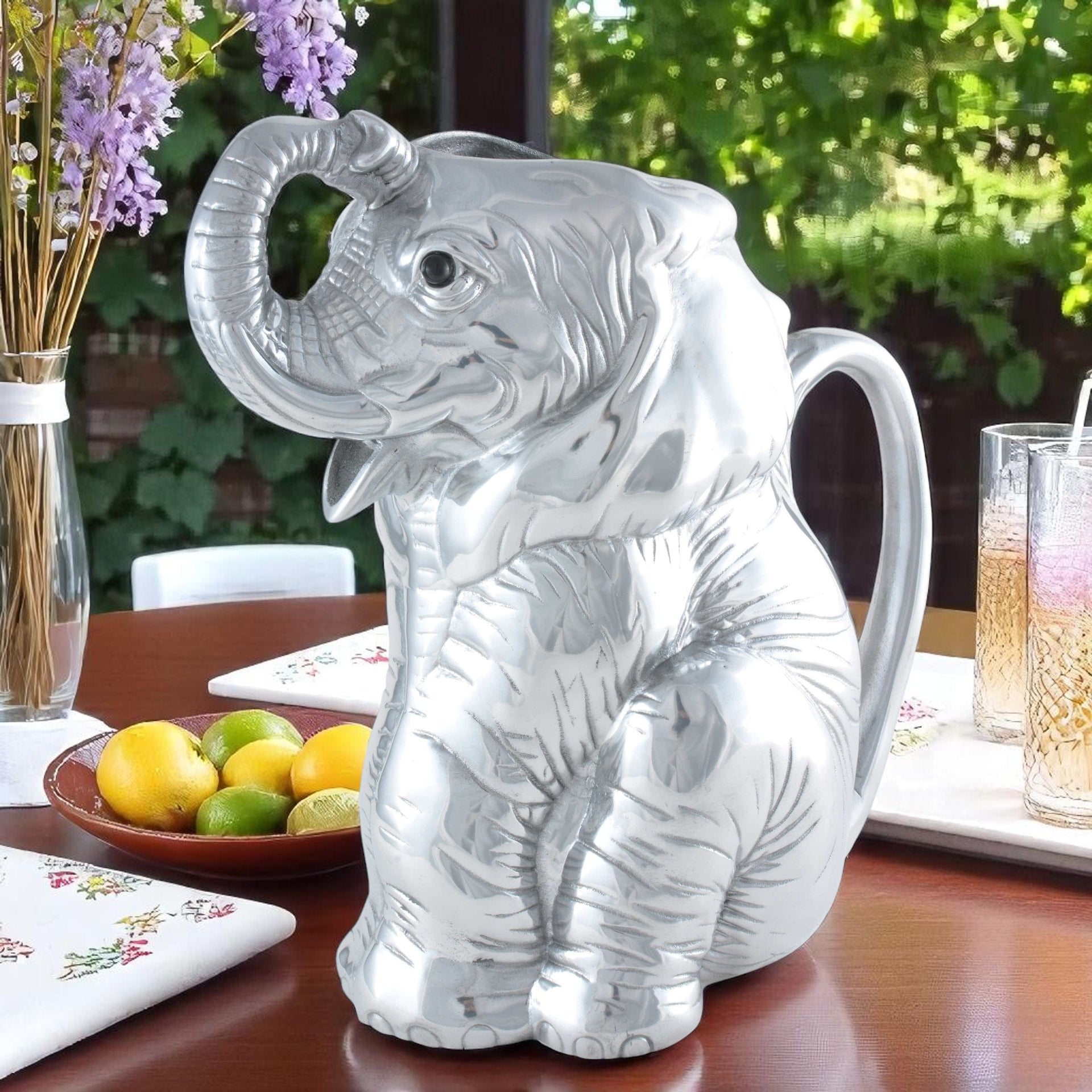 Elephant Pitcher Arthur Court Designs