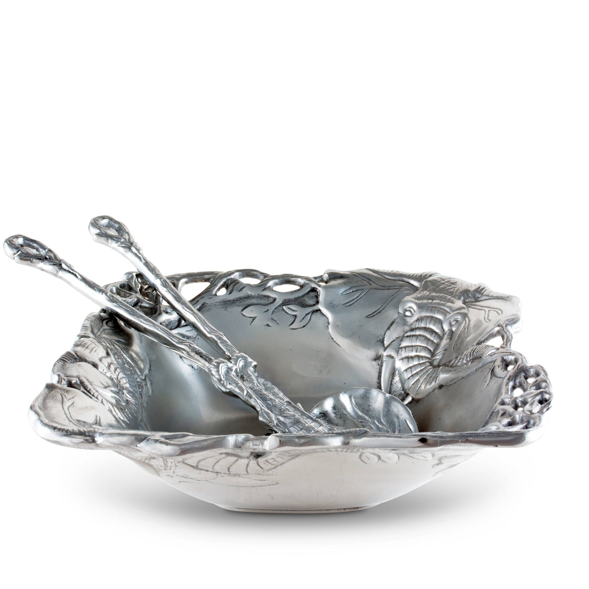 Elephant Salad Set 3-Pc Arthur Court Designs