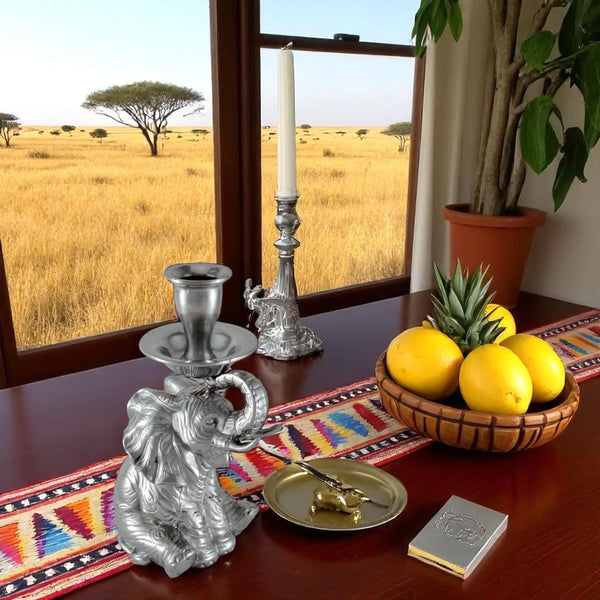 Elephant Taper Candle Holder