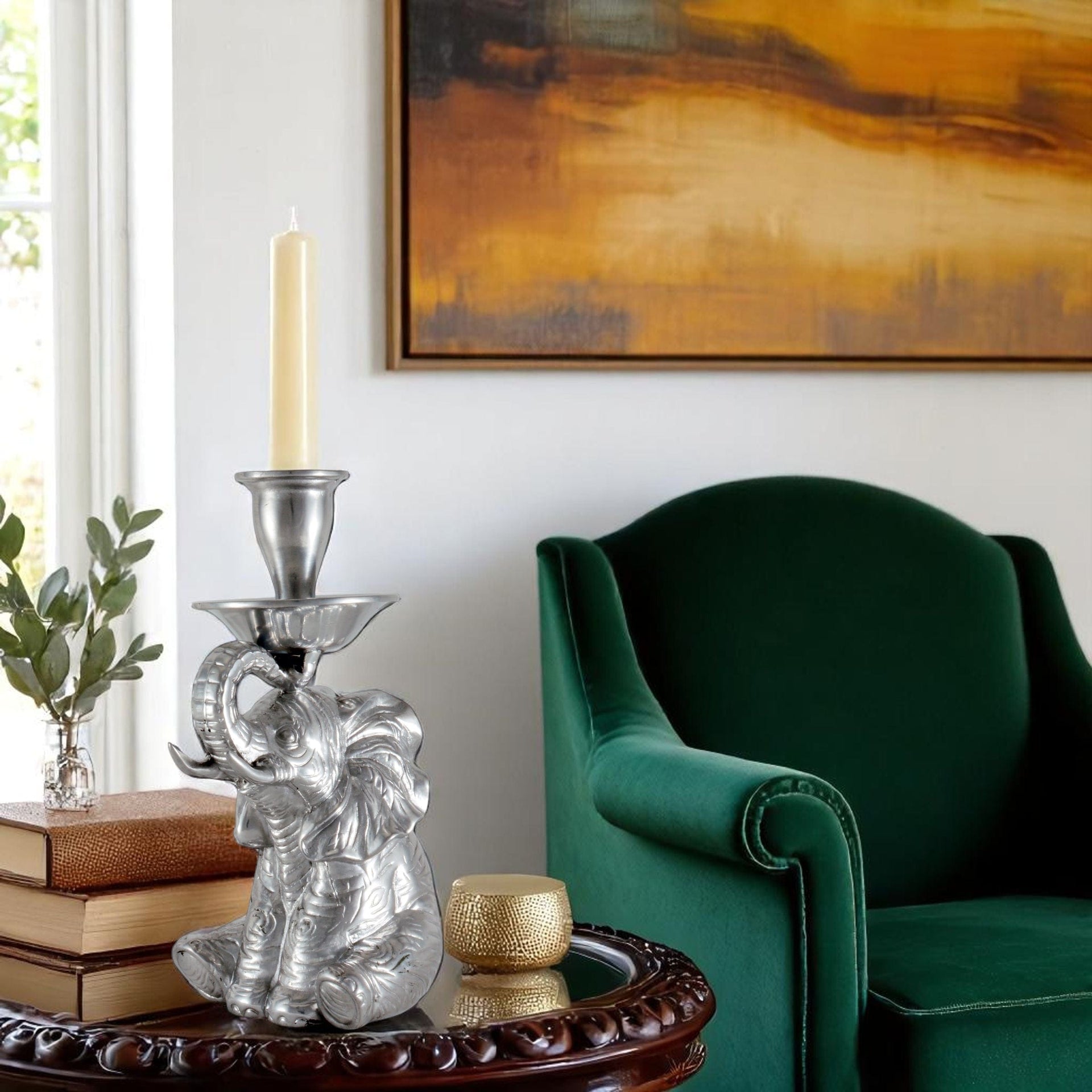 Elephant Taper Candle Holder Arthur Court Designs