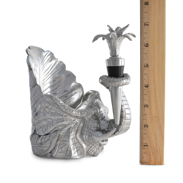 Elephant Wine Coaster and Stopper Set Arthur Court Designs