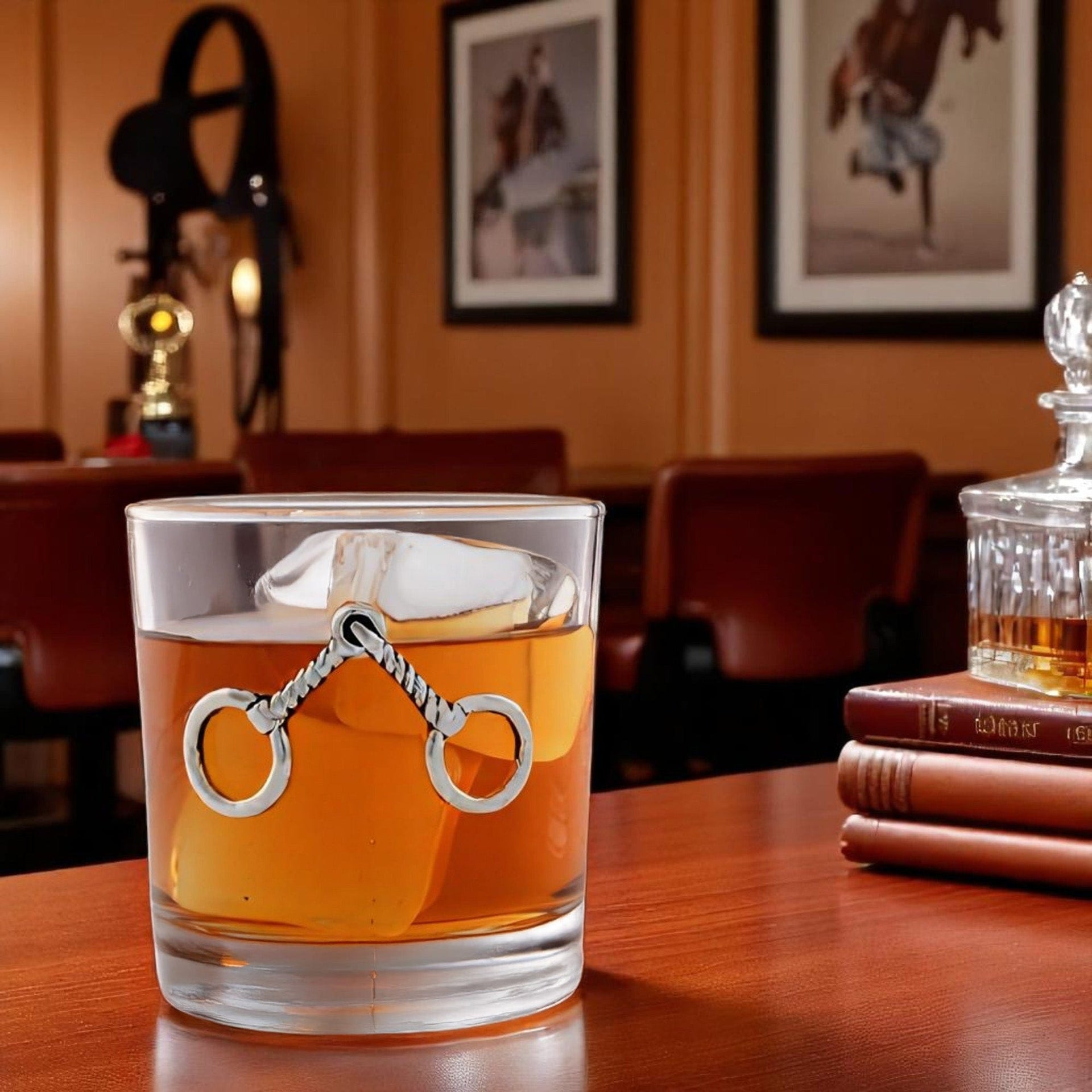 Equestrian Bit Bar Glasses Set of 4 Arthur Court Designs