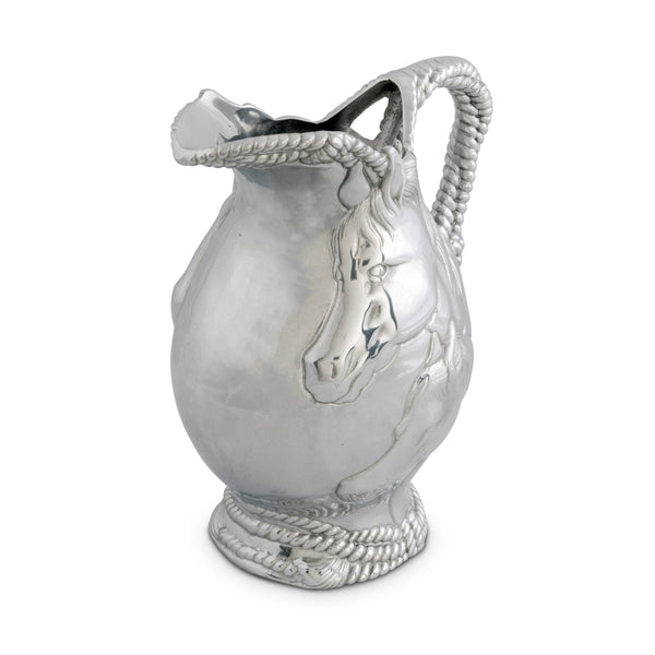 Horse and Rope Pitcher Arthur Court Designs
