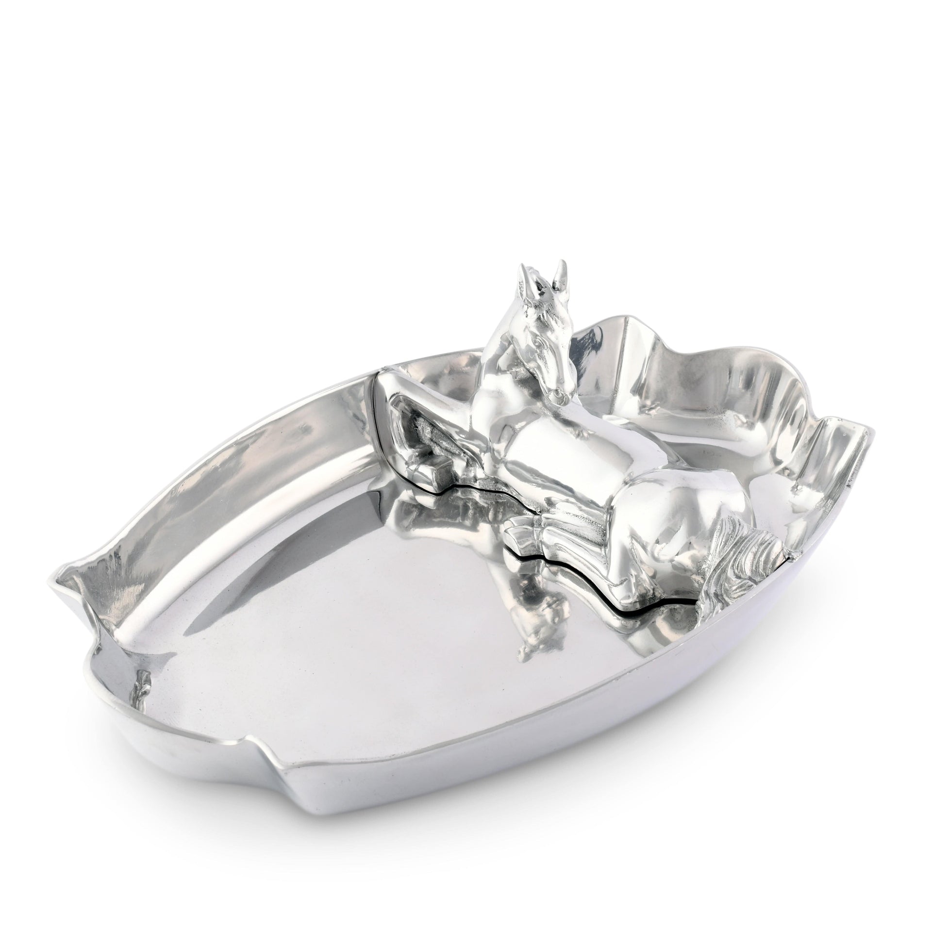 Horse Figural Chip and Dip Arthur Court Designs