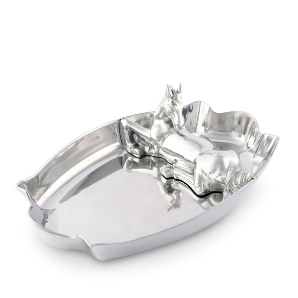 Horse Figural Chip and Dip Arthur Court Designs