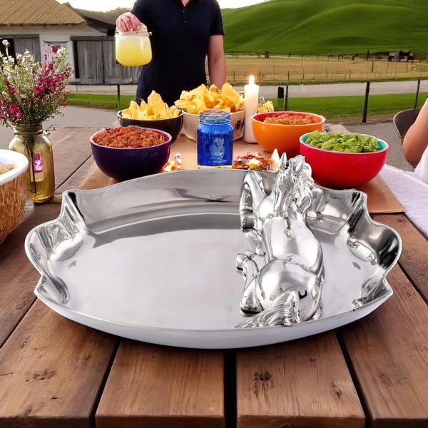 Horse Figural Chip and Dip