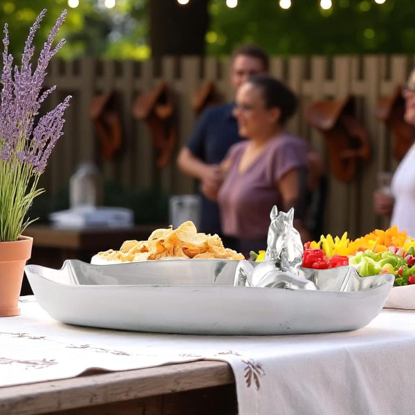 Horse Figural Chip and Dip