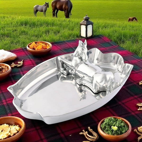 Horse Figural Chip and Dip