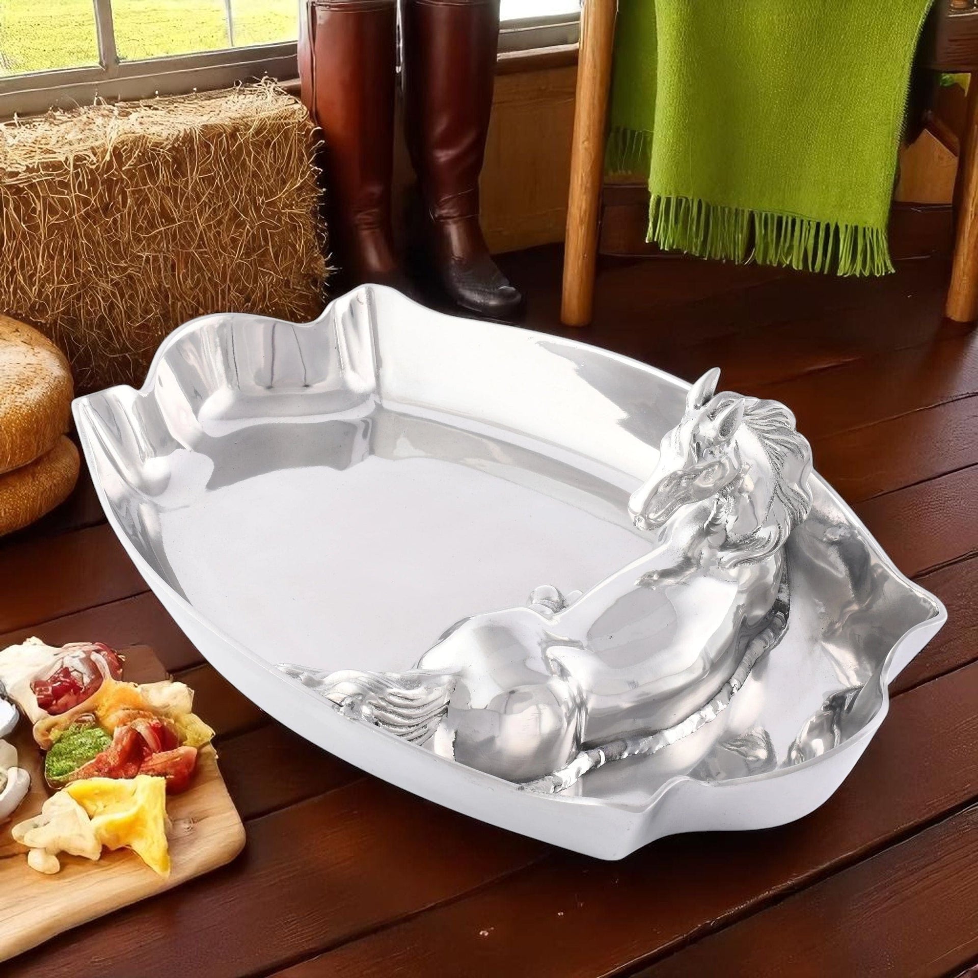 Horse Figural Chip and Dip Arthur Court Designs