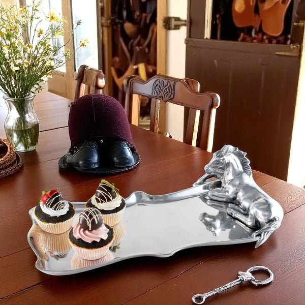Horse Figural Platter Arthur Court Designs