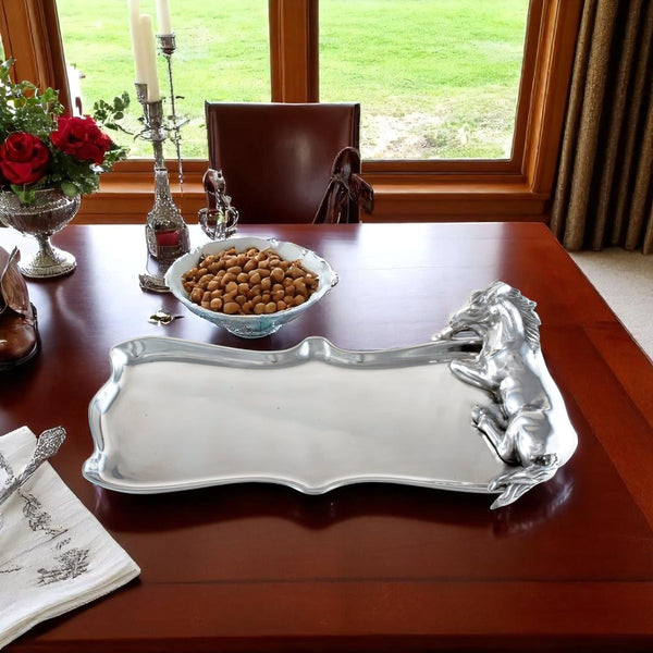 Horse Figural Platter