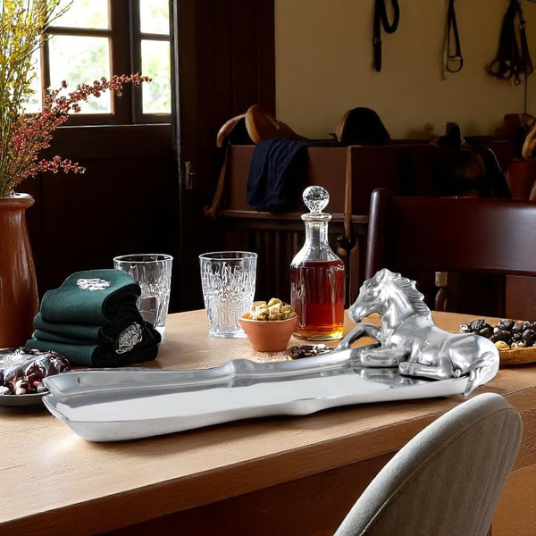 Horse Figural Platter Arthur Court Designs