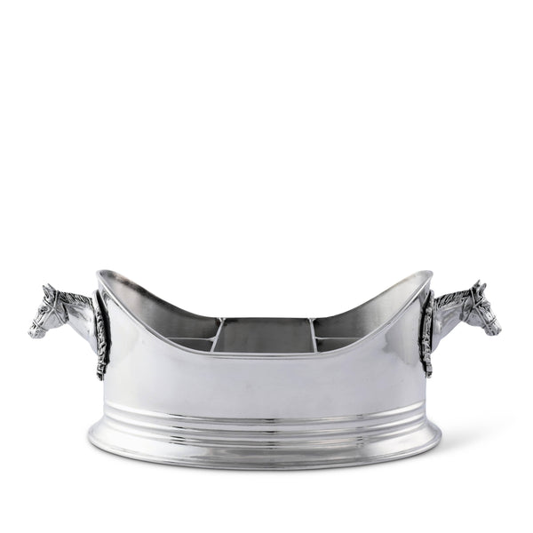 Horse Head Silverware Caddy Arthur Court Designs
