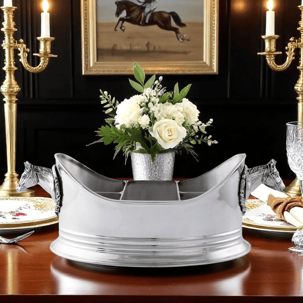 Horse Head Silverware Caddy Arthur Court Designs