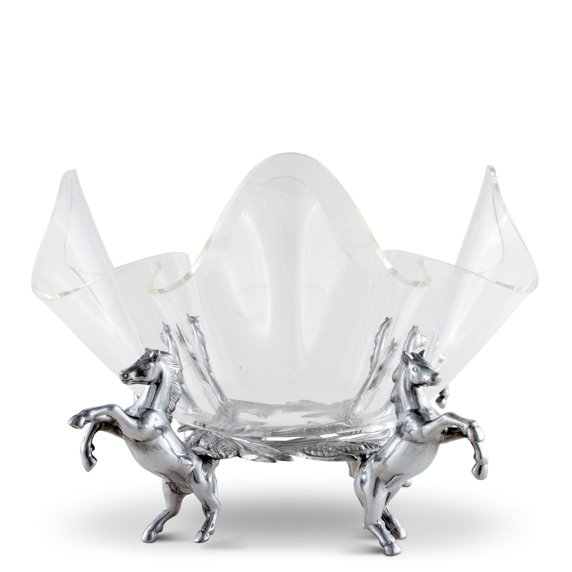 Horse Stand Acrylic Bowl 11 Arthur Court Designs