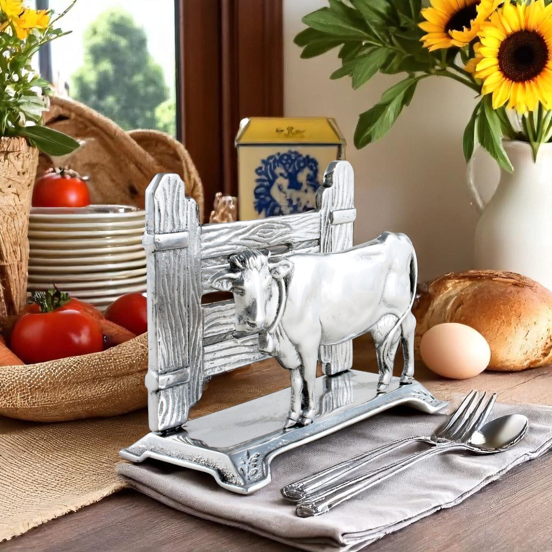 Cow Napkin Holder Arthur Court Designs