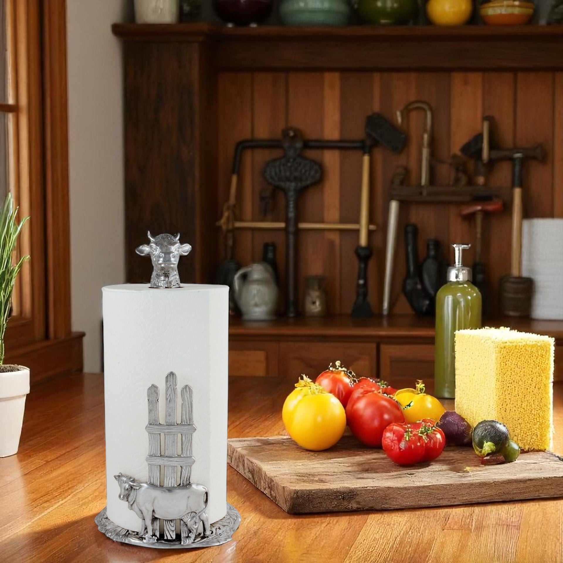 Cow Paper Towel Holder Arthur Court Designs