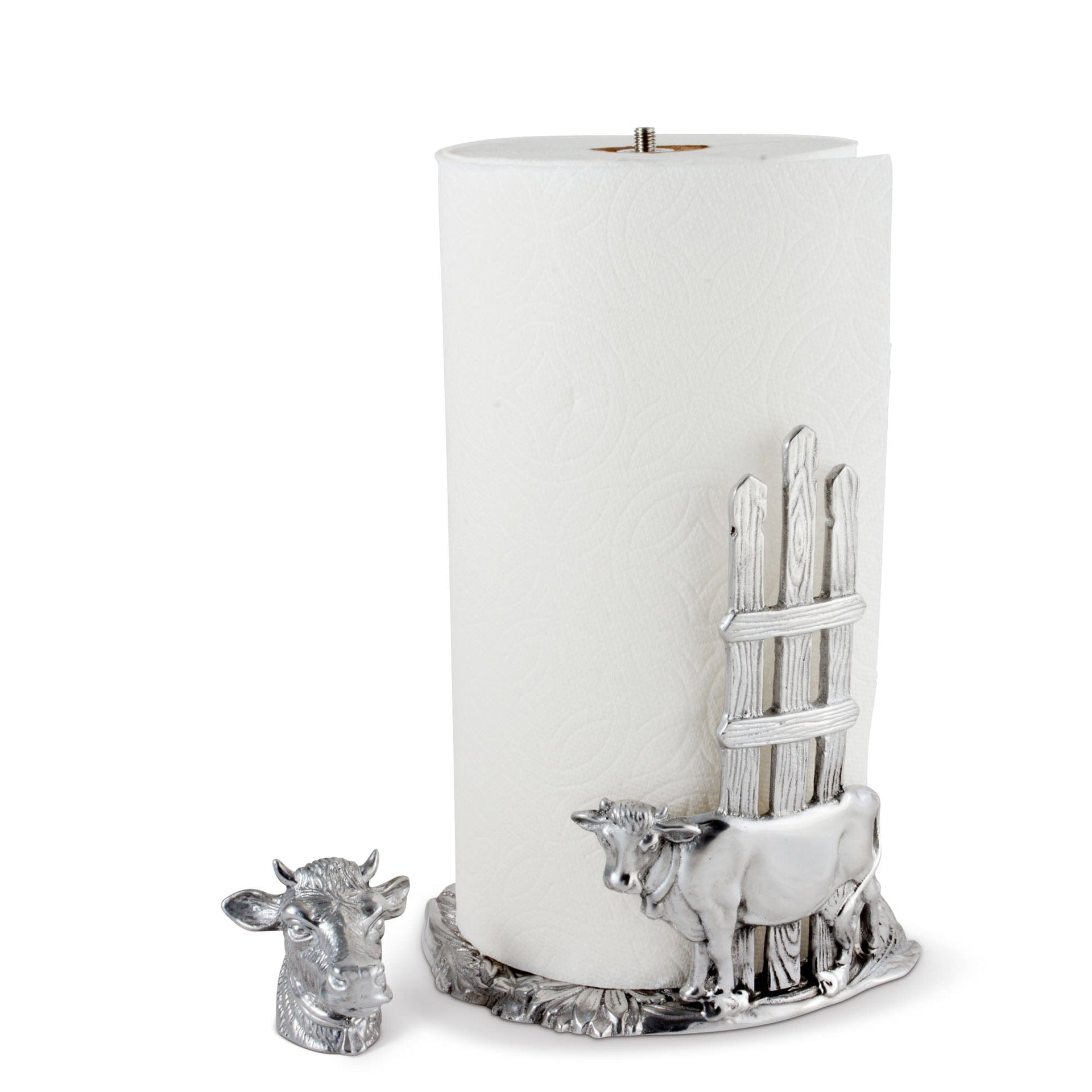 Cow Paper Towel Holder by Arthur Court Designs