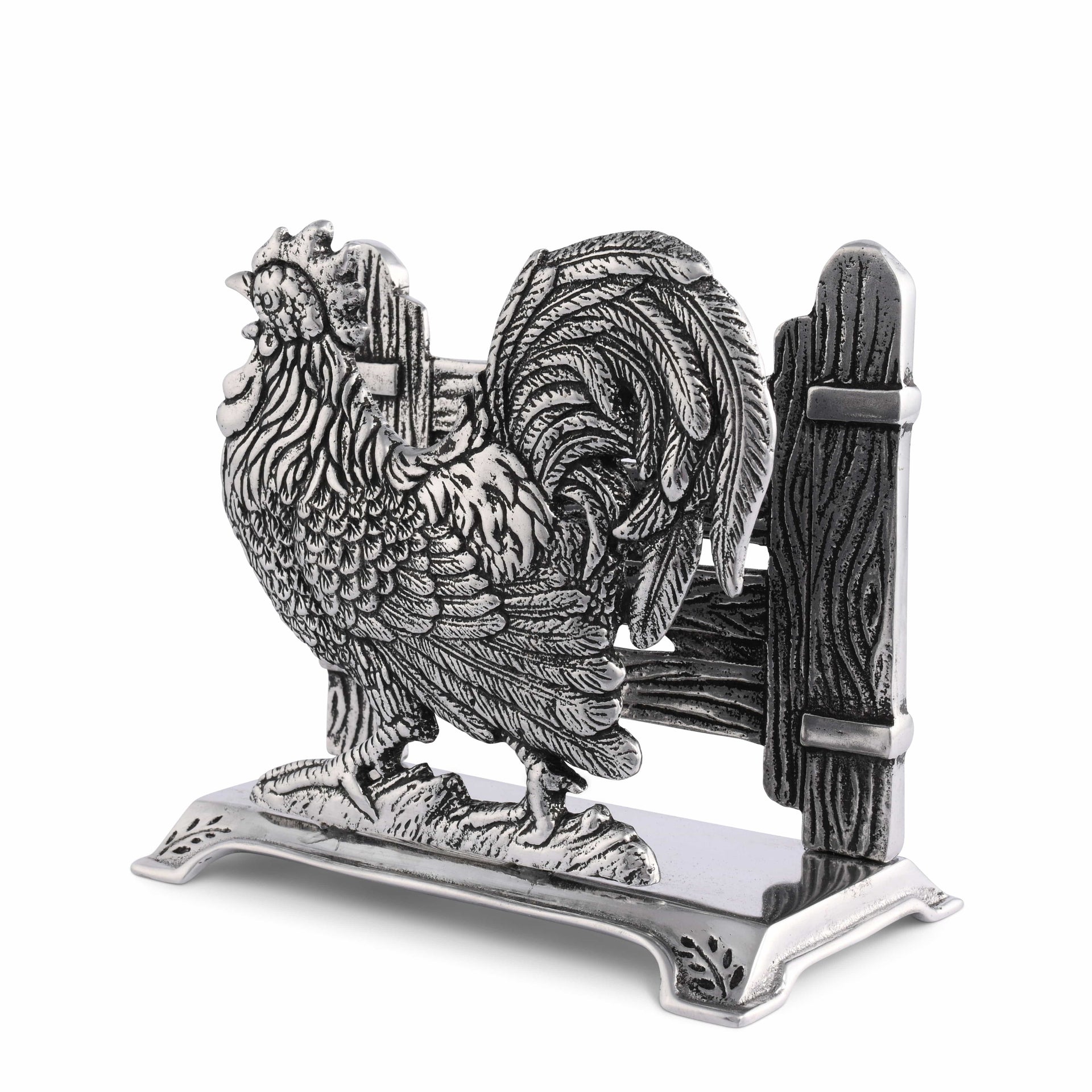 Rooster Upright Napkin Holder Arthur Court Designs