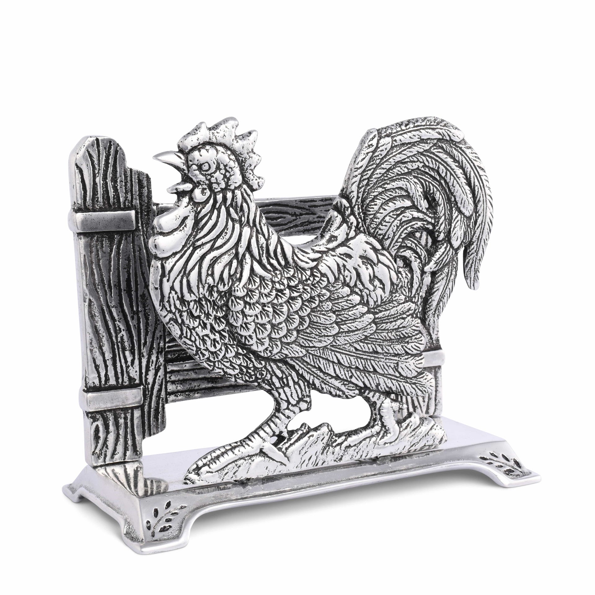 Rooster Upright Napkin Holder Arthur Court Designs