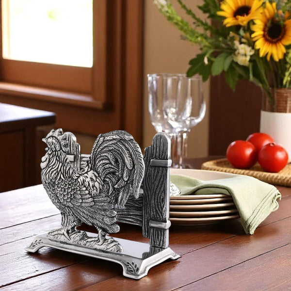 Rooster Upright Napkin Holder