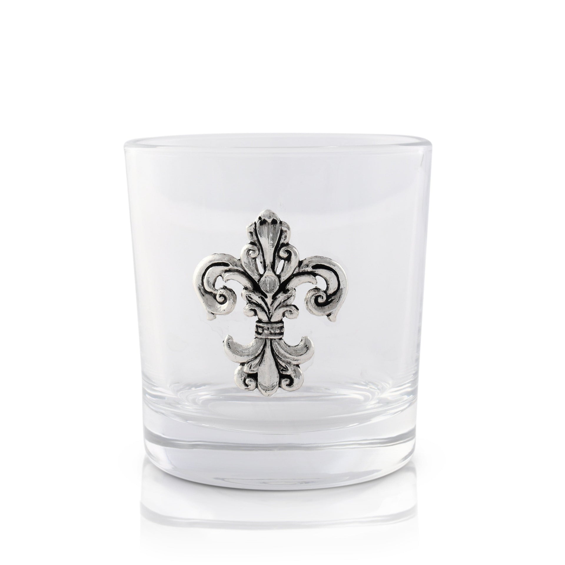 Fleur-de-Lis Bar Glasses Set of 4 Arthur Court Designs