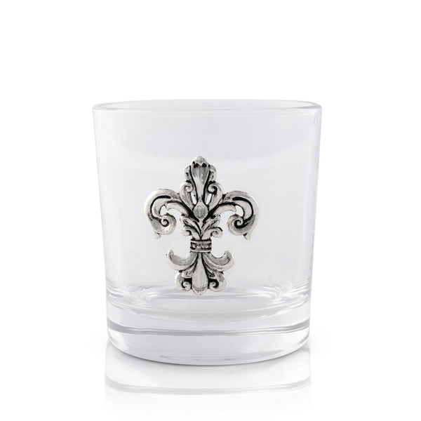 Fleur-de-Lis Bar Glasses Set of 4 Arthur Court Designs