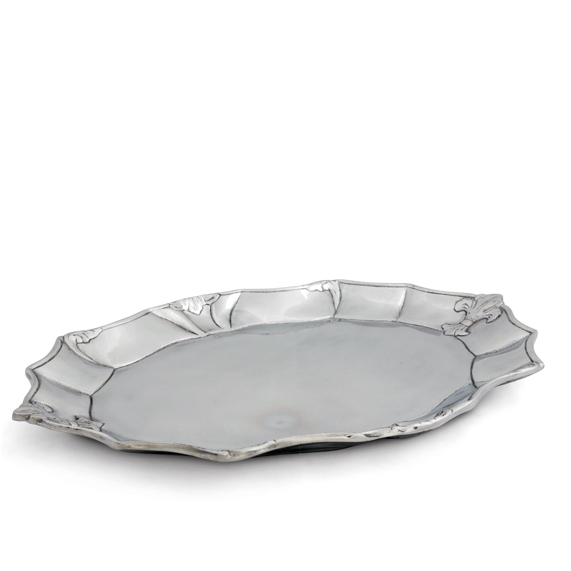 Fleur-De-Lis Oval Platter