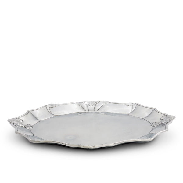 Fleur-De-Lis Oval Platter