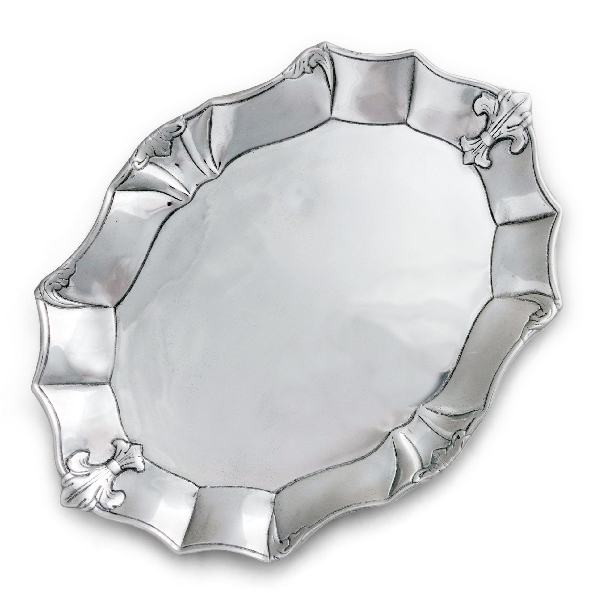 Fleur-De-Lis Oval Platter Arthur Court Designs