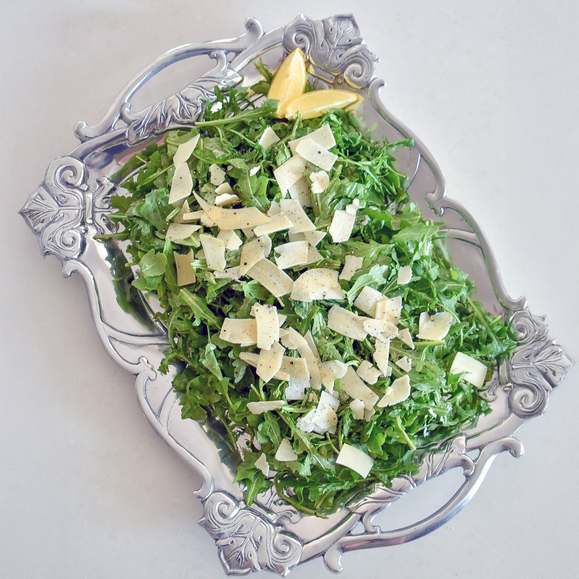 Fleur-De-Lis Rectangle Tray