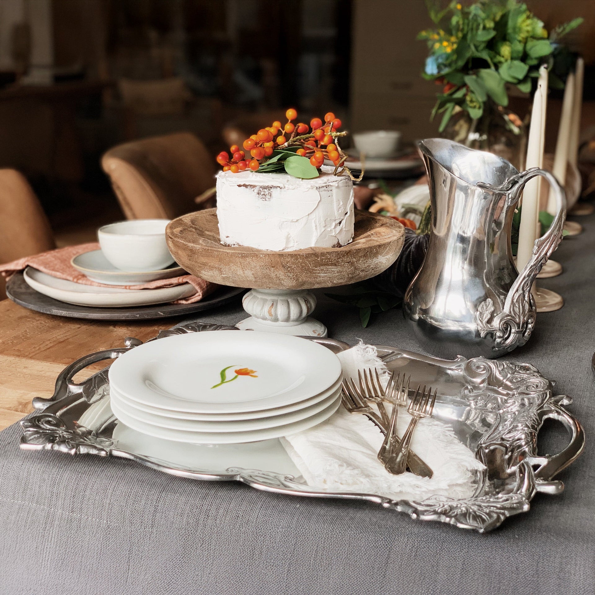 Fleur-De-Lis Rectangle Tray