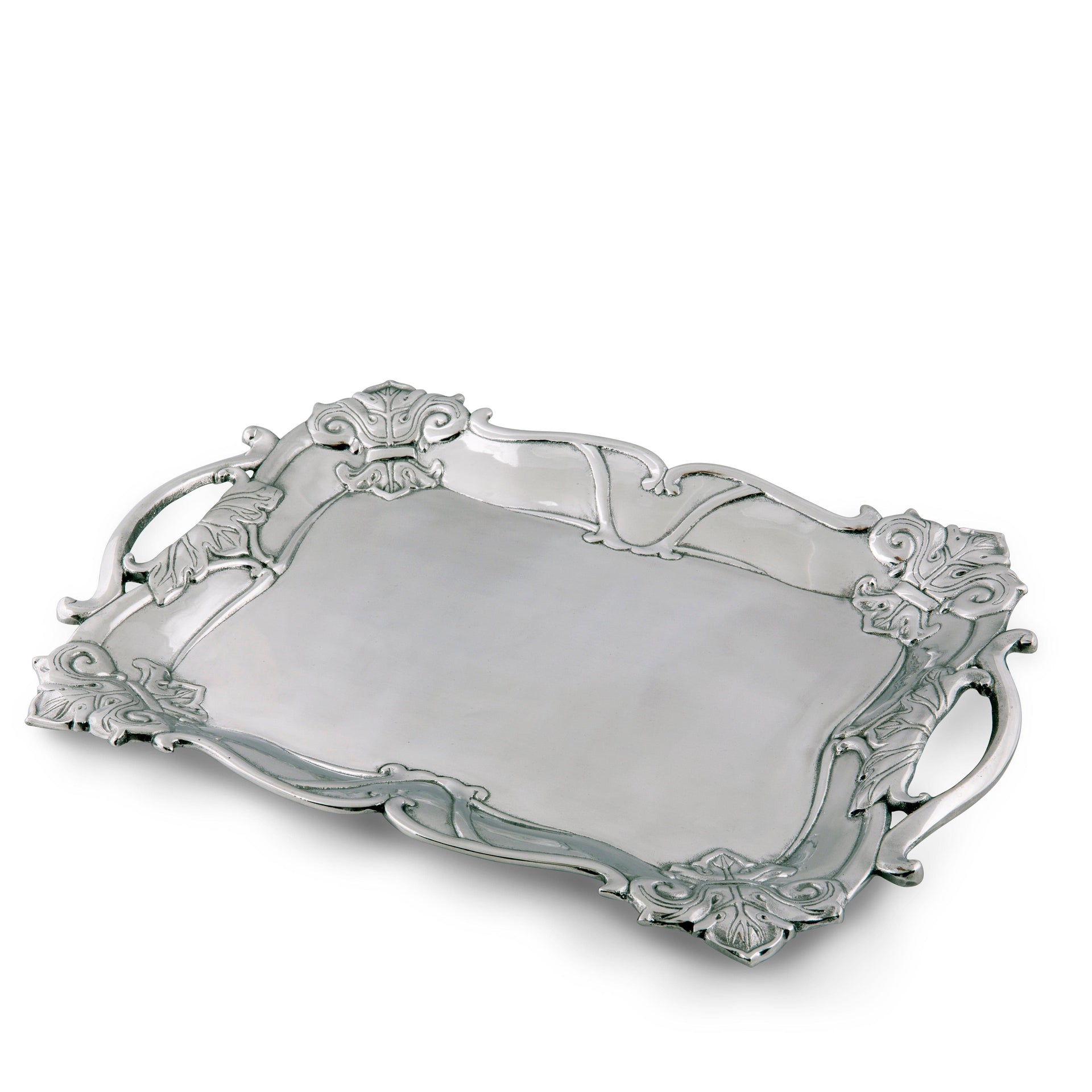 Fleur-De-Lis Rectangle Tray Arthur Court Designs