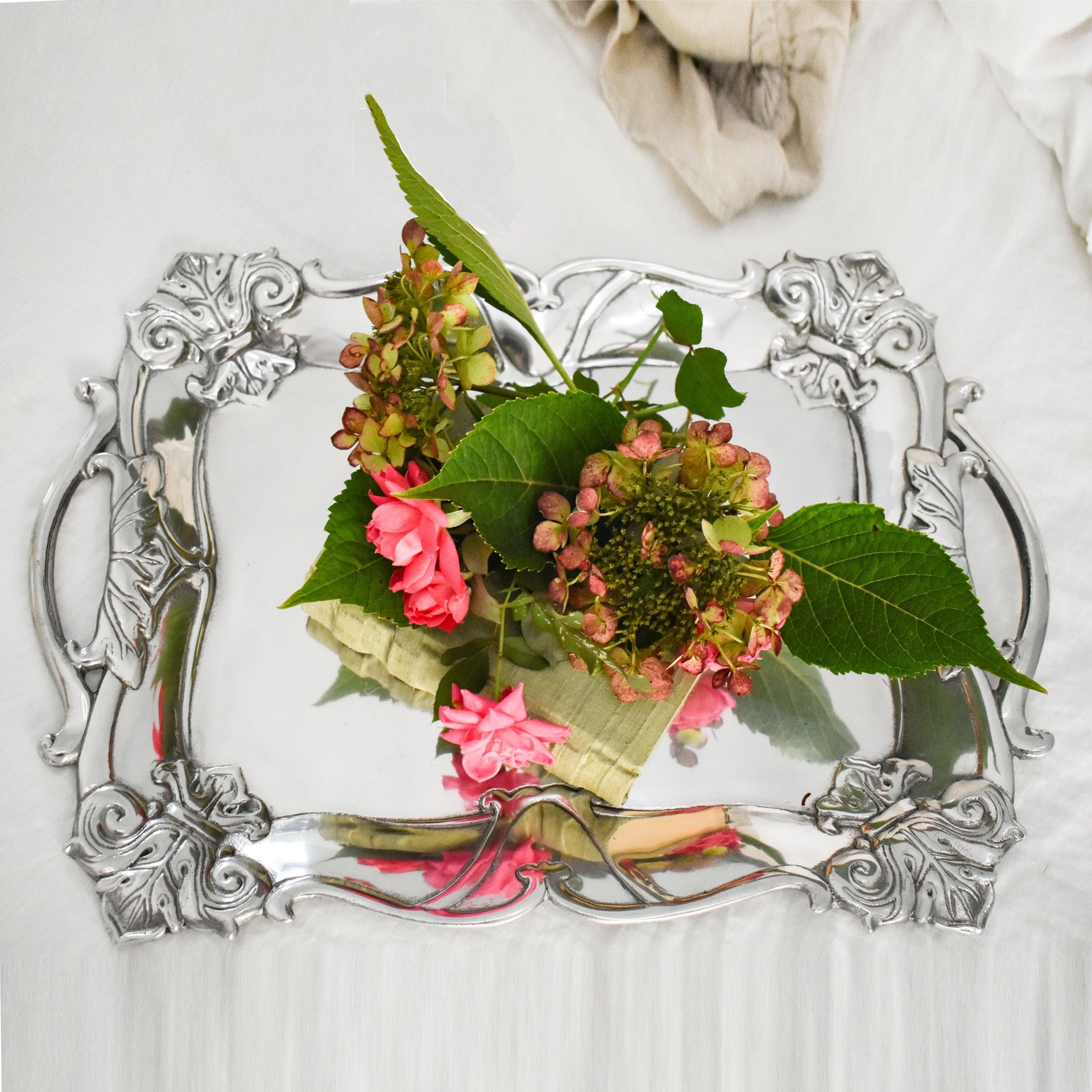 Fleur-De-Lis Rectangle Tray