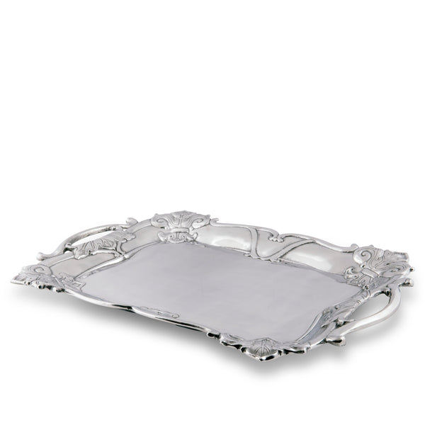 Fleur-De-Lis Rectangle Tray Arthur Court Designs