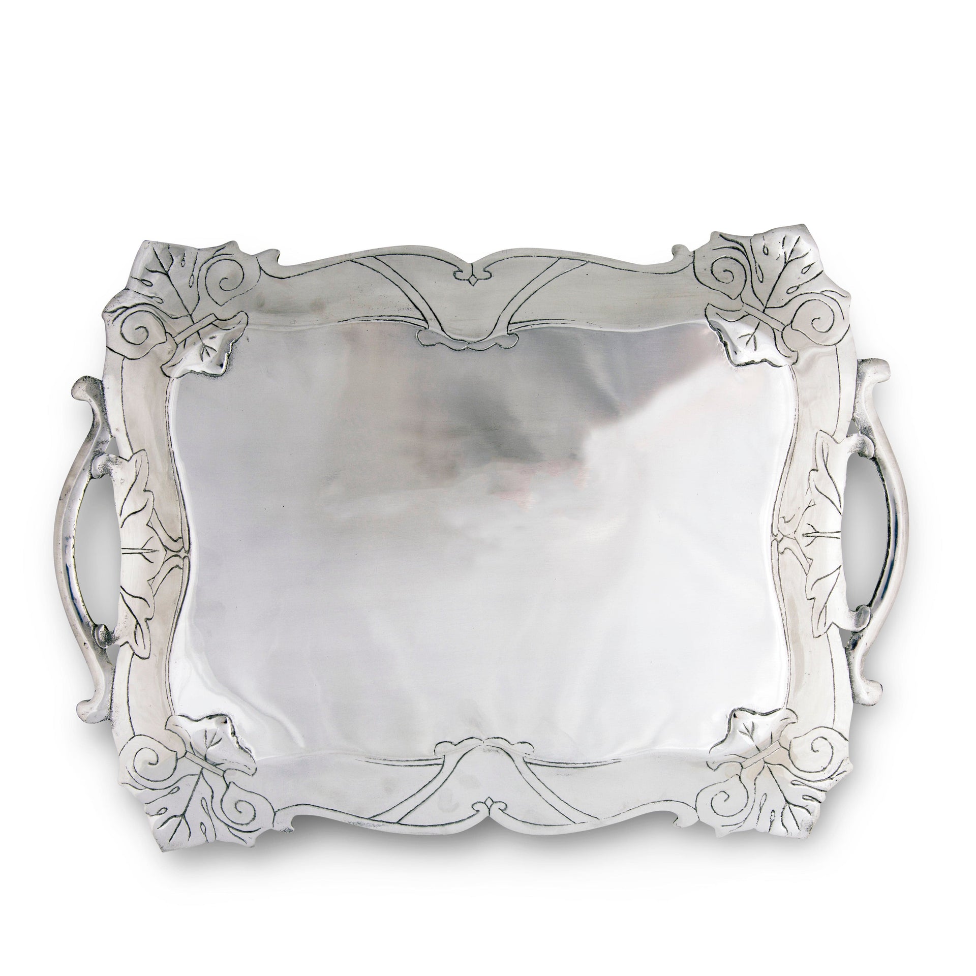 Fleur-De-Lis Rectangle Tray Arthur Court Designs