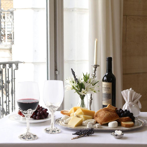 Fleur-De-Lis Wine Glasses