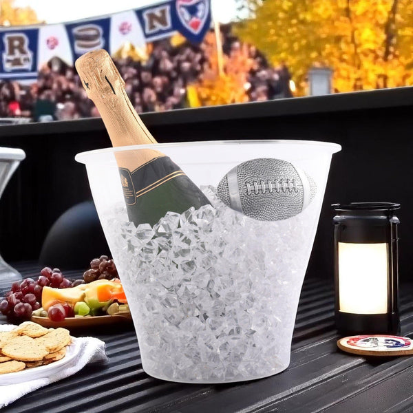 Football Handle Acrylic Ice Bucket