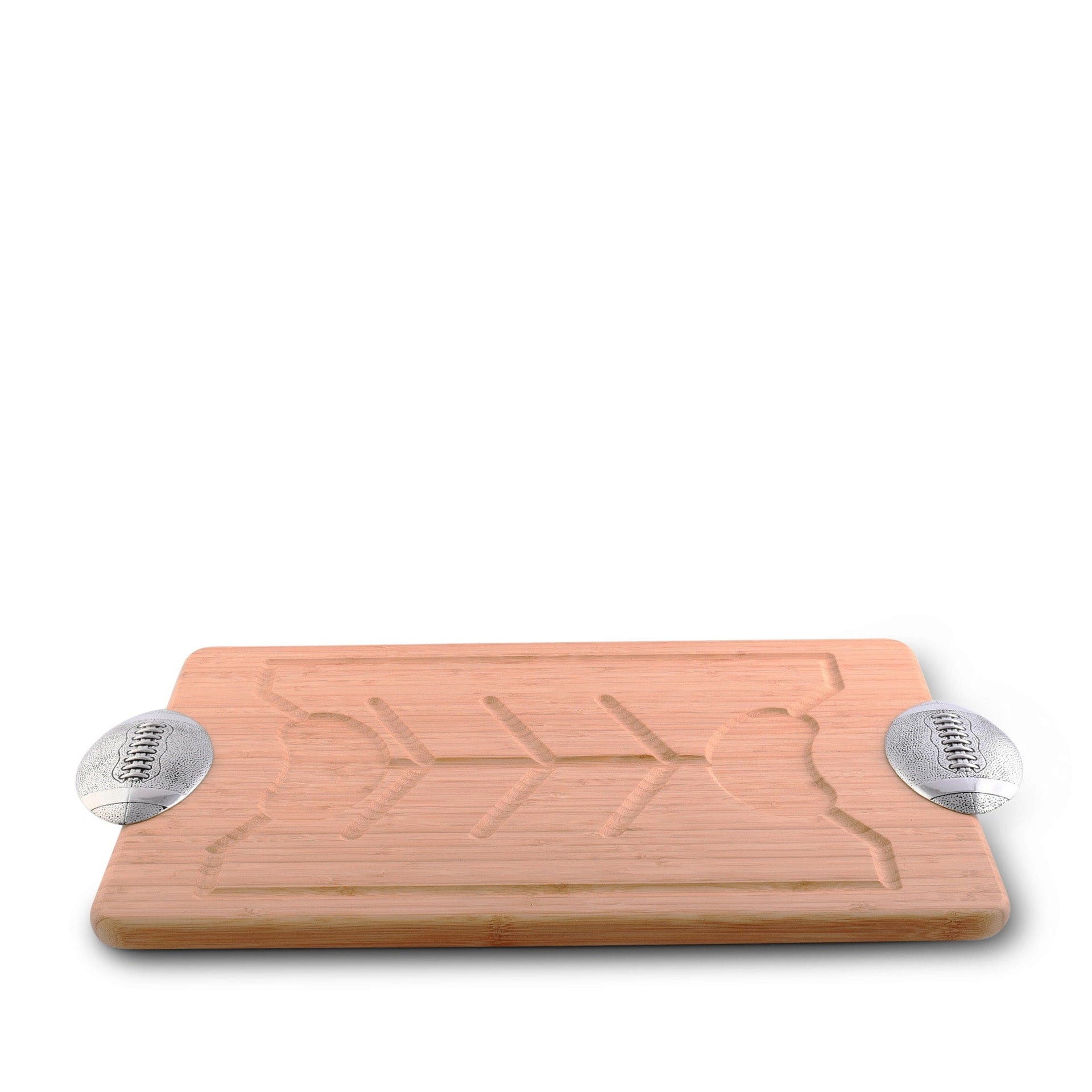 Football Handle Cutting / Cheese Board by Arthur Court Designs